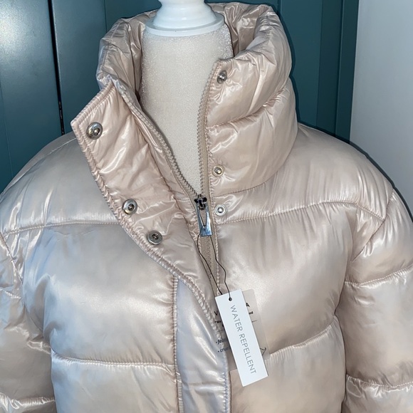 NWT Via Spiga Puffer Down Jacket in Stone - Picture 3 of 6